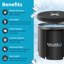 Explore Ice Bath Pro Max XL Outdoor Athlete Cold Plunge Bath Tub, 2 Pack, Black