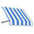 Bright Blue/White Stripe