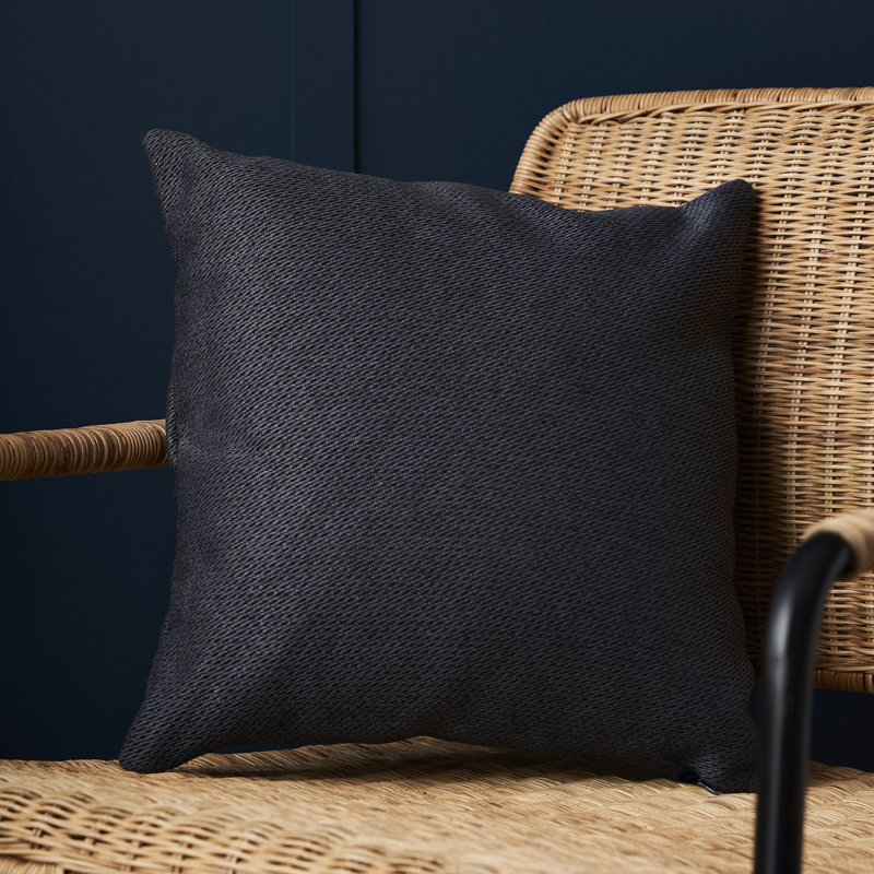 Agbogla Square Throw Cushion, Charcoal