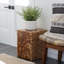 Table d'appoint en bois de teck Obrien