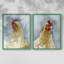 «Chicken Portrait I», reproduction encadrée de qualité supérieure - prête à être accrochée - aucun clou requis - aucun clou requis-202778938-202778939