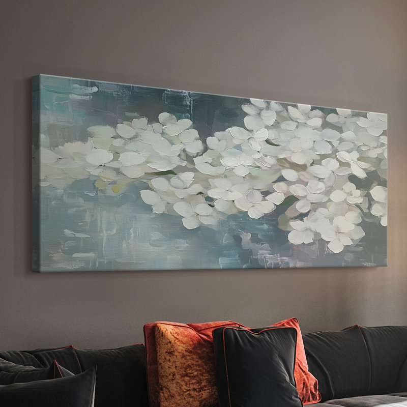 Botanical Series-CCLII- Toile tendue avec châssis - Prêt à accrocher, H 12 po x l 30 po