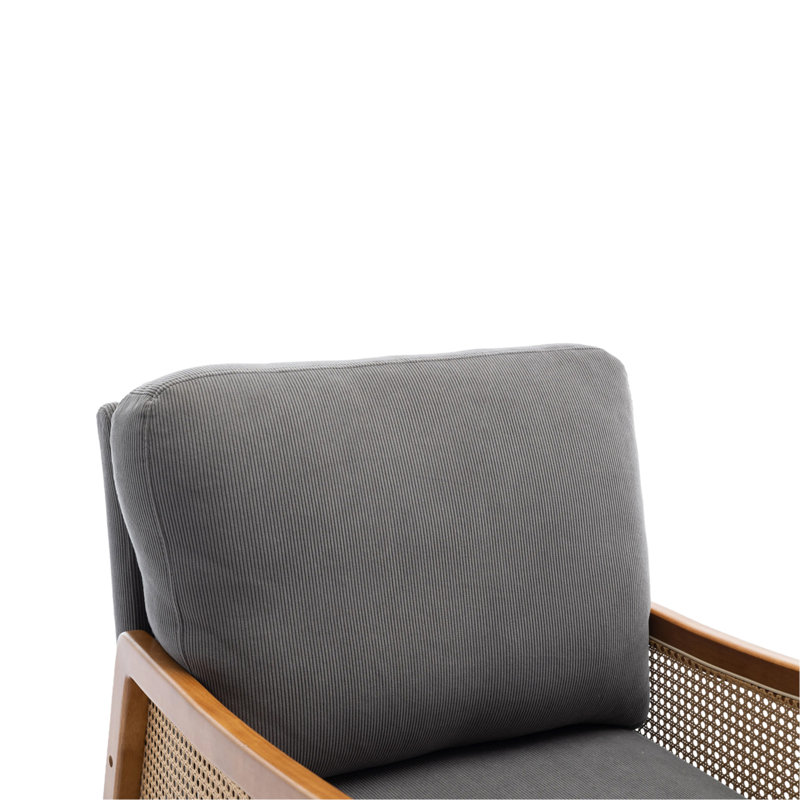 Fauteuil Averyanna, Grey Fabric