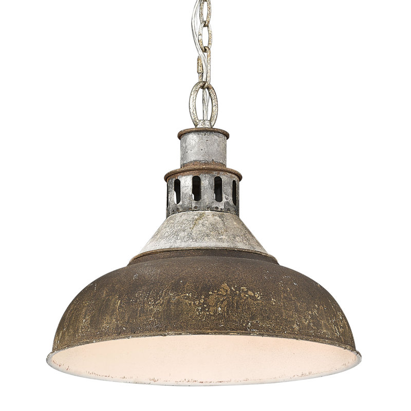 Mercado 1 - Light Shaded Pendant, Antique Rust