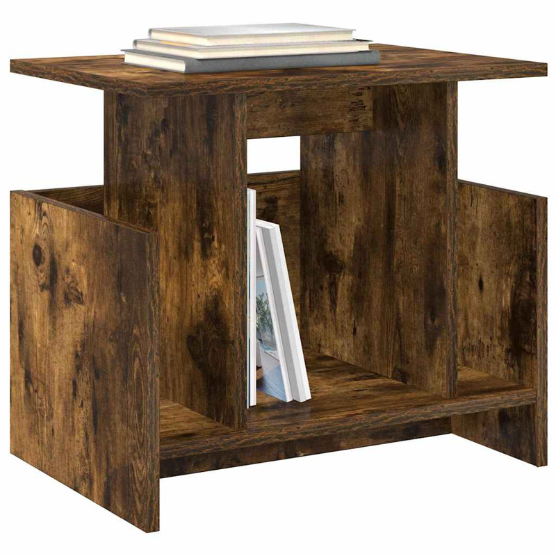 Unfinished TV Stand for TVs up to 55", Smoked Oak