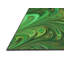 Tapis abstrait en laine vert-1178191444