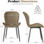 Chaise d'appoint rembourrée Modern (ensemble de 4)-171374322-171374321