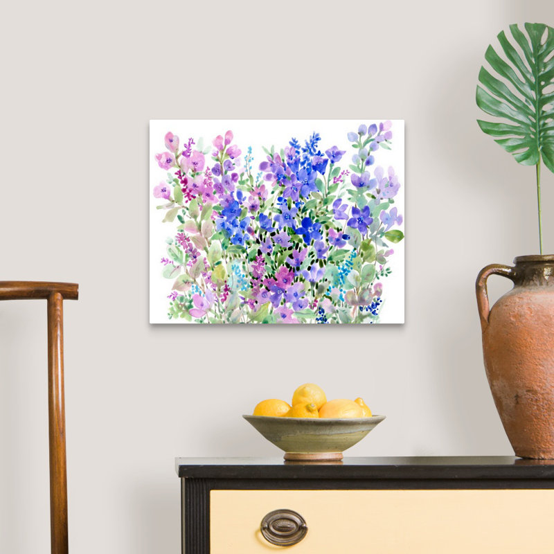 Art floral sur toile Floral, Toile tendue, H 16 po x l 20 po x P 1,25 po