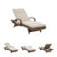 Chaise longue avec coussin Anikyn
