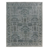 Jaipur Living Ginerva SLN15 Handknotted Vintage Look Gray and Cream Area Rug (12'x15')