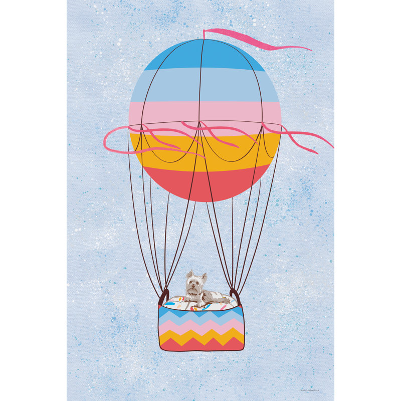 «Have A Good Flight On Canvas» par Kamdon Kreations, reproduction, H 18 po x l 12 po