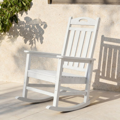 Outdoor Oversize Patio Rockers HDPE Rocking Chair Patio Chair Rocking Adirondack Chair