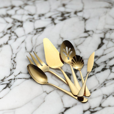 Mitzka 6 Piece Stainless Steel Hostess Set