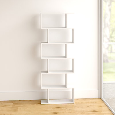 Marcantonio 190.5cm H x 70cm W Geometric Bookcase