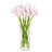 Natural Fibres Lillies Arrangement in Vase-537491944
