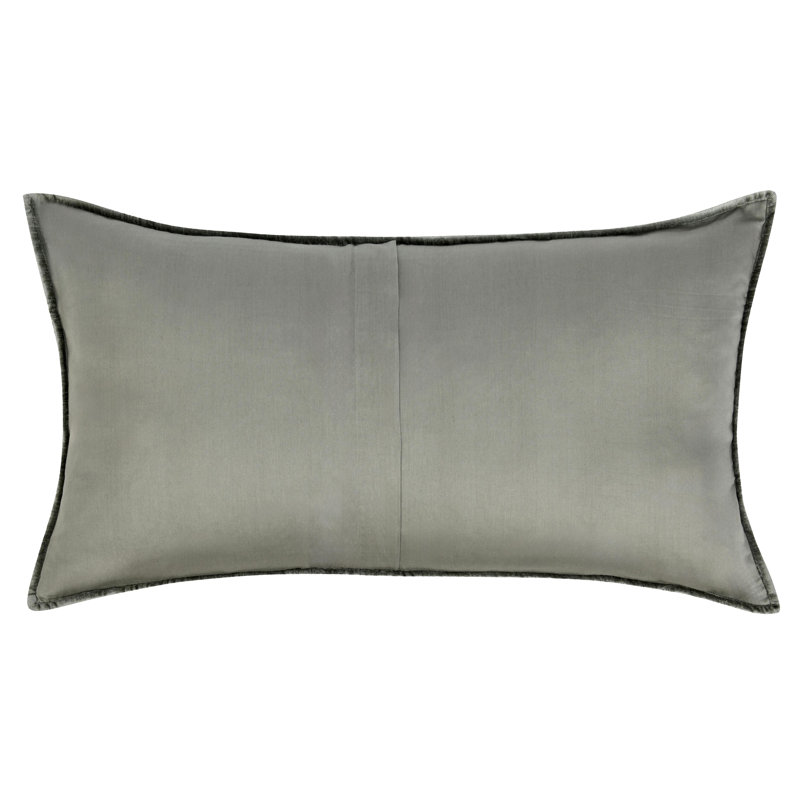 Dimitry Polyester Zipper Sham, King, Sage Green