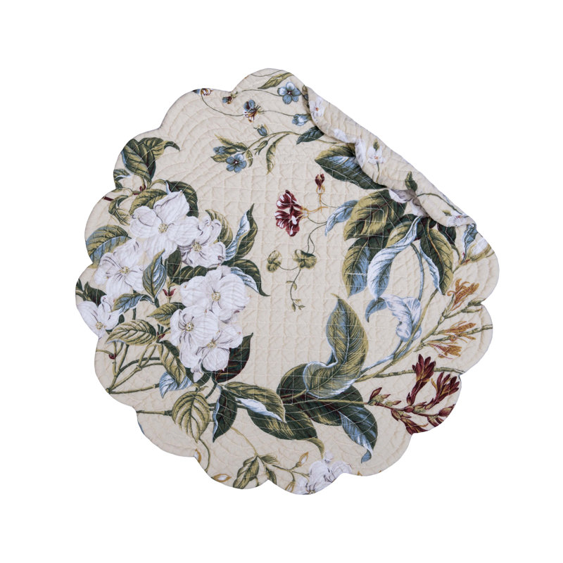 Ensemble de 6 napperons de courtepointe Garden Images