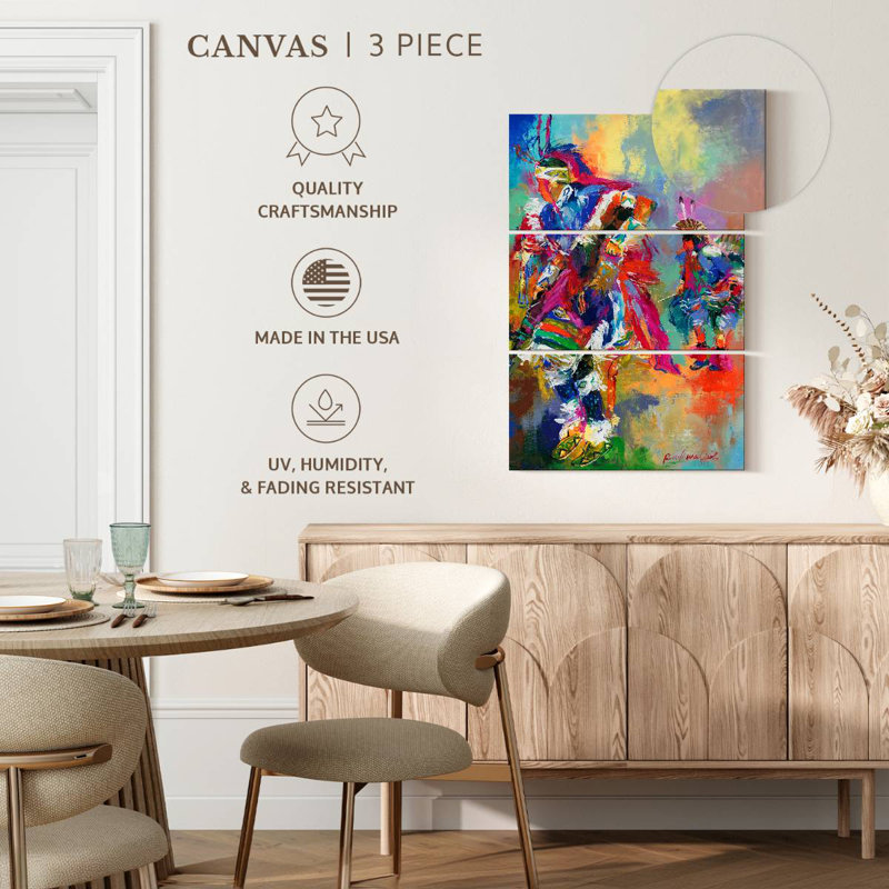 Pow Wow, 74" H x 48" W