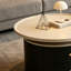 Table basse de salon mobile sur roulettes-133217463-133217464