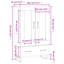 Magdlene 69.5cm Sideboard-726196072