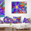 Spectaculaire vitrail avec spirales - coussin imprimé floral-30718510-30718514-30735602