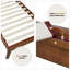Base de lit plateforme en bois massif de qualité supérieure avec tête de lit Kaylin - capacité de 800 lb, sans sommier, convient à tous les matelas-380458355-380458352