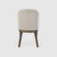 Marielle Shelter Upholstered Dining Chair, Cocoa/Ivory