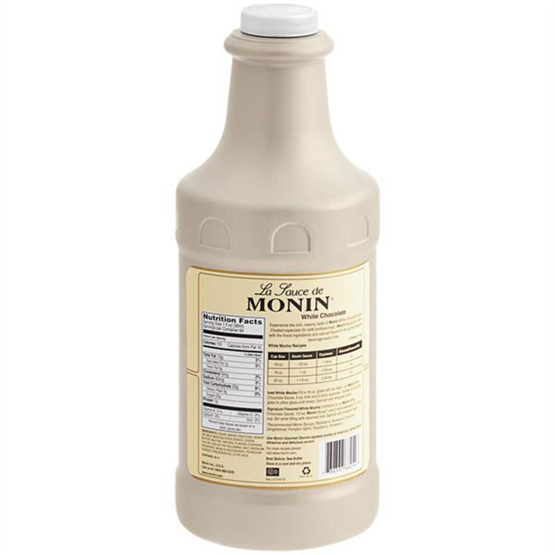 Sauce arôme chocolat blanc Monin Oz. WS-544SAUGS063F