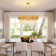 8 - Light Dimmable Tiered Chandelier With Crystal Accents