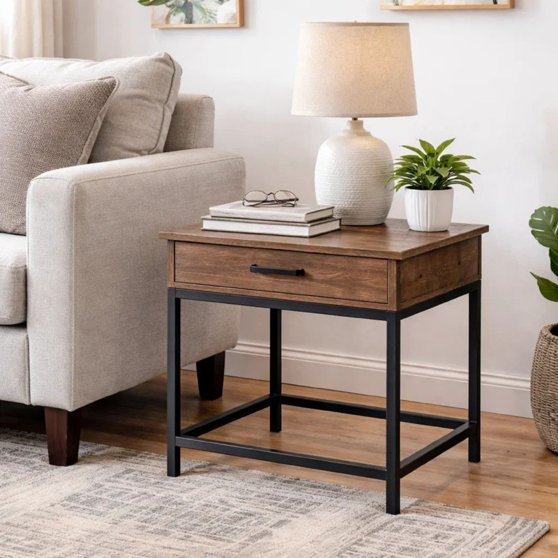 Table de bout avec rangement Frame
