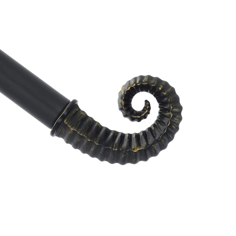 Tringle à rideaux simple réglable 1 po Bax, H 1 po x l 48 po x P 7 po, Doré brulé