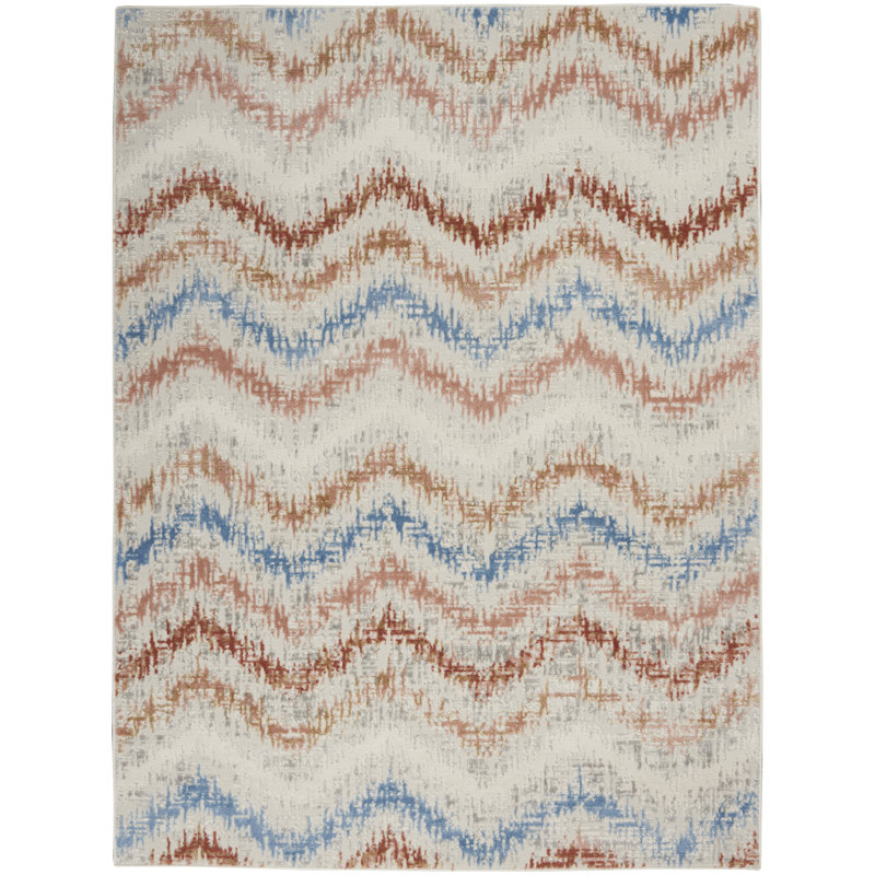 Lee-Robinson Chevron Indoor Rug, Rectangle 4' x 6'