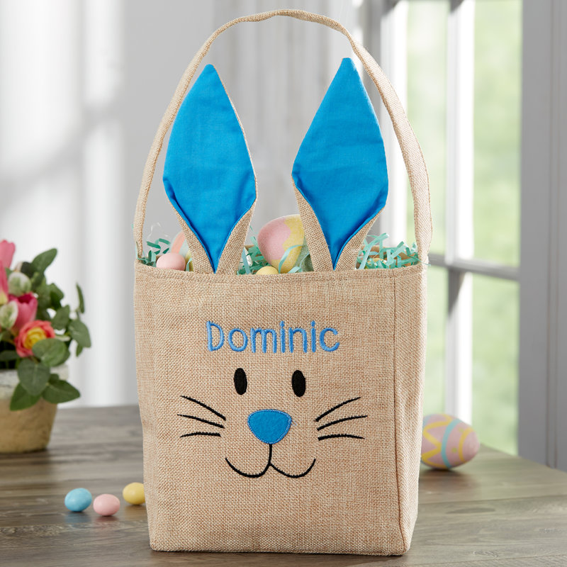 Bacs et bacs personnalisés en tissu Bunny Face