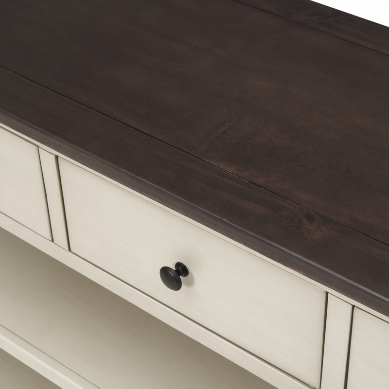 Console avec deux tablettes ouvertes