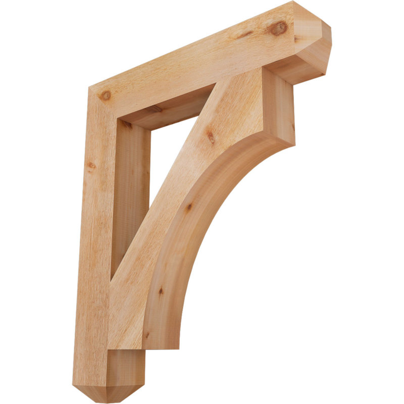 Support Westlake Craftsman, Cèdre rouge, H 40 po x l 6 po x P 34 po