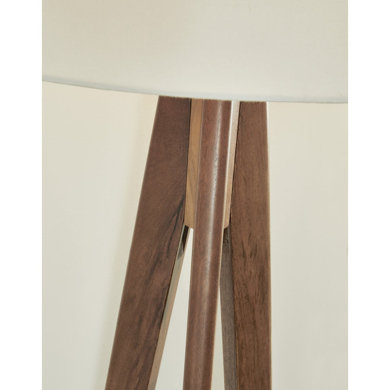 Dallson Floor Lamp, Brown