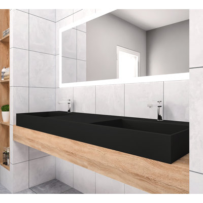 Juniper 72" Rectangular Vessel Bathroom Sink