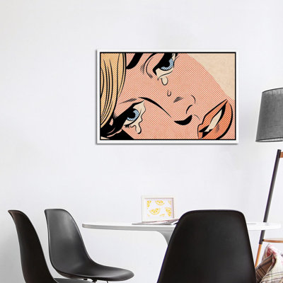 Crying Woman III by Joseph McDermott - Print on Canvas