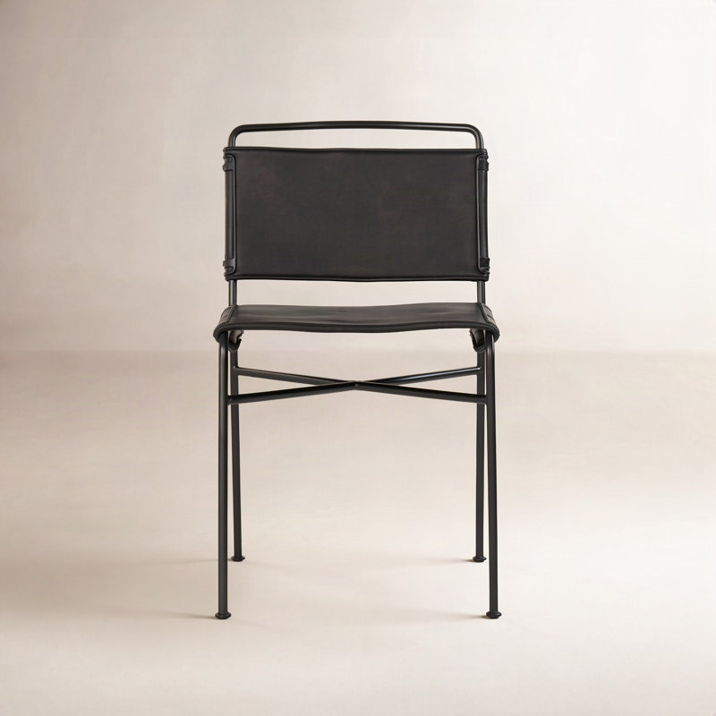 Loralee Dining Chair, Distressed Black