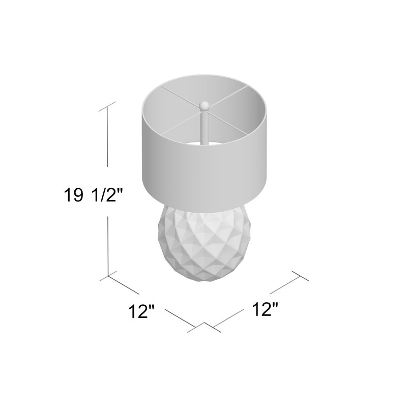 Lampe de table 20 po Middlesbrough