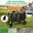 3 in 1 Foldable Double Wagon Stroller With Conopy – 200lb Capacity,Green-125148902-126039738-126039735