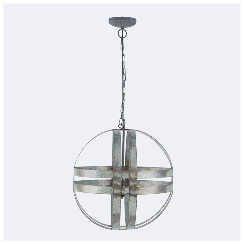 Centeio 4 - Light Iron Globe Chandelier