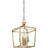 Vogan 4 - Light Gold Lantern Pendant