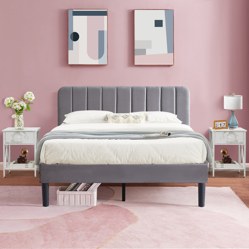 Steel Piece Bedroom Set, White, Queen
