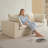 Modular Sectional Sofa, Compressed Sectional Sofa Modern Minimalist Style Corduroy Couch, Sleeper Sofa For Living Room, Bedroom, Comfy Compressed Sofa Couch Space-Efficient Design-1704481782-1704481779