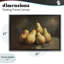 Cadre flottant Golden Pears Still Life, design par Petal Prints Design-1048365003-1048364992