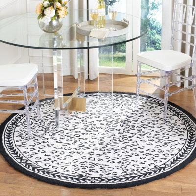 Chelsea Hand Hooked Wool Animal Print Rug