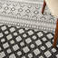 Tapis intérieur / extérieur gris / blanc Ady-1889001013