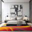 Tapis touffeté à motif abstrait Akieba-24121794