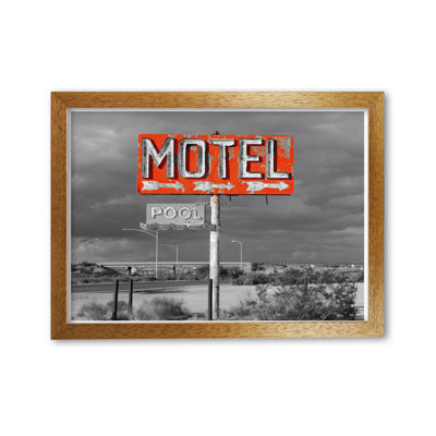 Red Motel Sign - Print